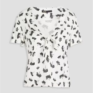 NWOT Maje Blouse Contemporary Floral